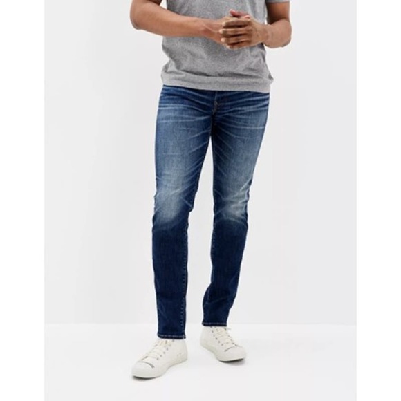 American Eagle Men's Size 26 X 30 Airflex + Temp Tech Slim Jeans - Picture 1 of 11